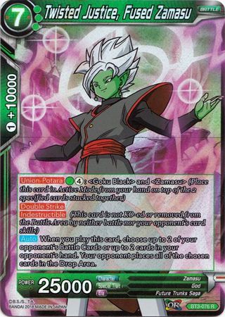 Twisted Justice, Fused Zamasu [BT3-076] | Nerdhalla Games