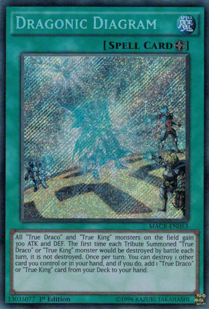 Dragonic Diagram [MACR-EN053] Secret Rare | Nerdhalla Games