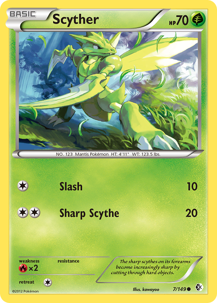 Scyther (7/149) [Black & White: Boundaries Crossed] | Nerdhalla Games