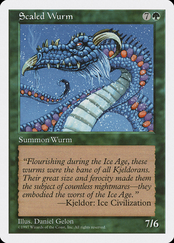 Scaled Wurm [Fifth Edition] | Nerdhalla Games