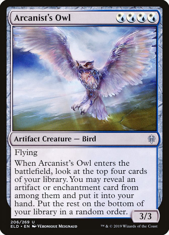 Arcanist's Owl [Throne of Eldraine] | Nerdhalla Games