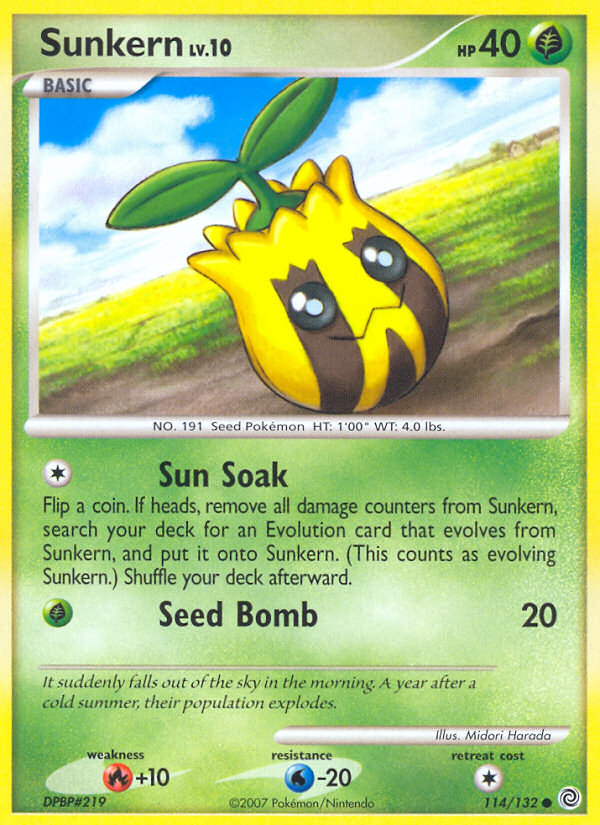 Sunkern (114/132) [Diamond & Pearl: Secret Wonders] | Nerdhalla Games