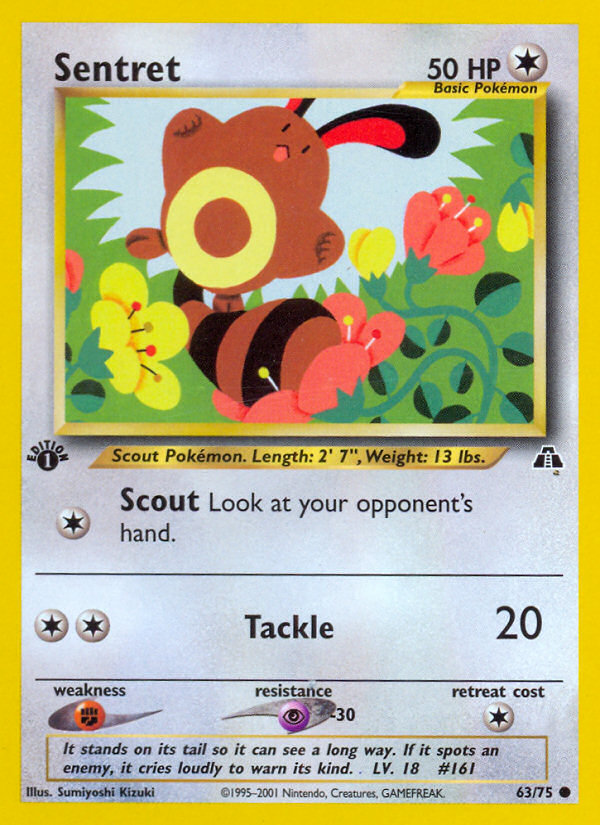 Sentret (63/75) [Neo Discovery 1st Edition] | Nerdhalla Games