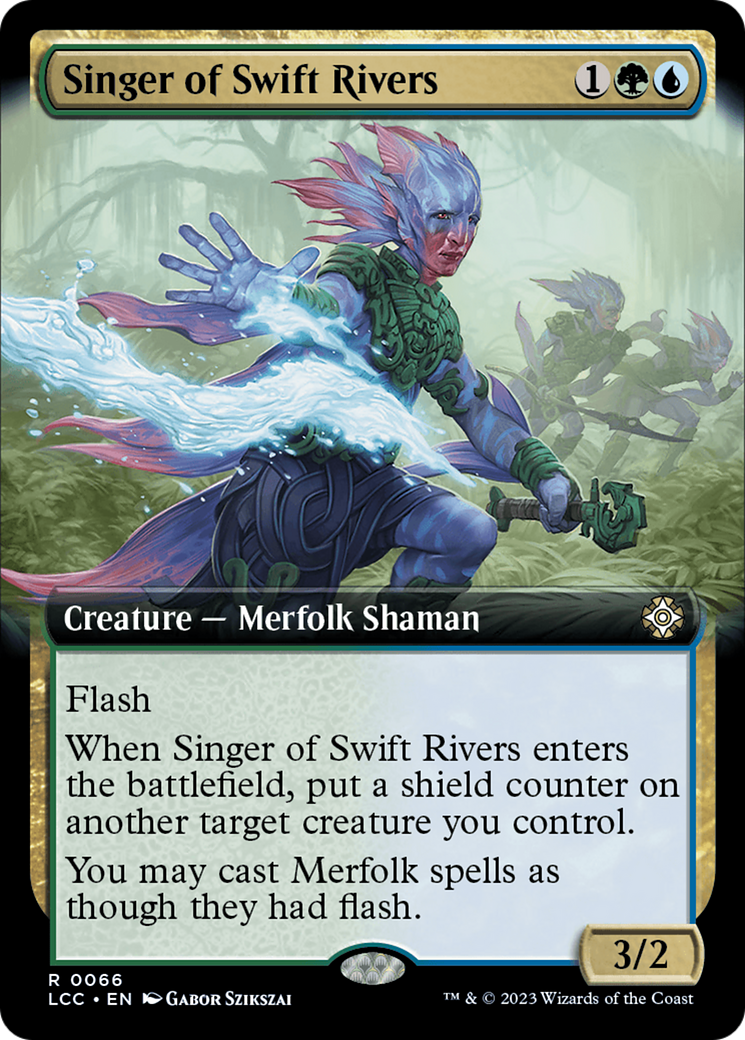 Singer of Swift Rivers (Extended Art) [The Lost Caverns of Ixalan Commander] | Nerdhalla Games