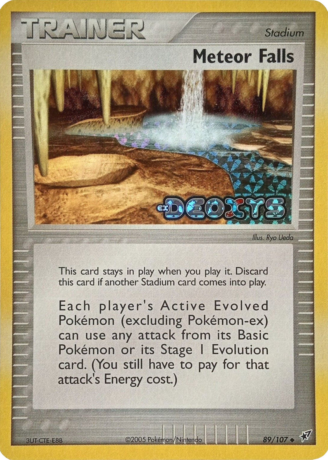 Meteor Falls (89/107) (Stamped) [EX: Deoxys] | Nerdhalla Games