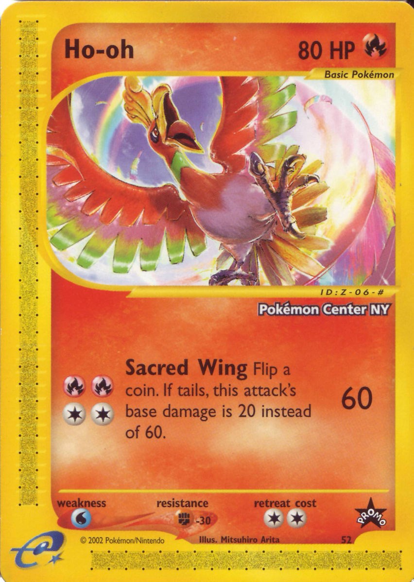 Ho-oh (52) (Pokemon Center NY Promo) [Wizards of the Coast: Black Star Promos] | Nerdhalla Games