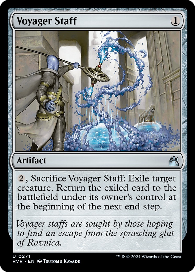 Voyager Staff [Ravnica Remastered] | Nerdhalla Games