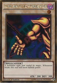 Right Arm of the Forbidden One [PGL2-EN024] Gold Rare | Nerdhalla Games