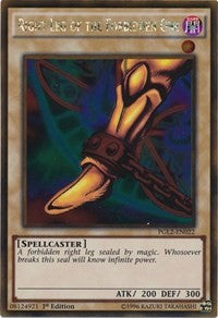 Right Leg of the Forbidden One [PGL2-EN022] Gold Rare | Nerdhalla Games