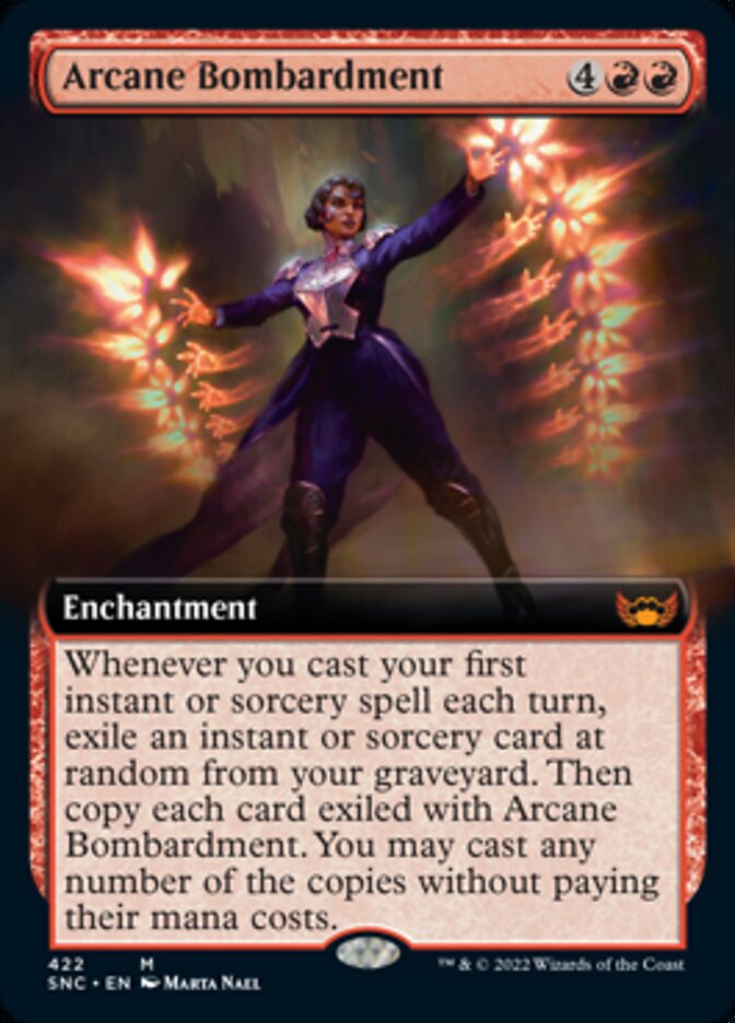 Arcane Bombardment (Extended Art) [Streets of New Capenna] | Nerdhalla Games