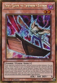 Ghost Charon, the Underworld Boatman [PGL2-EN005] Gold Secret Rare | Nerdhalla Games