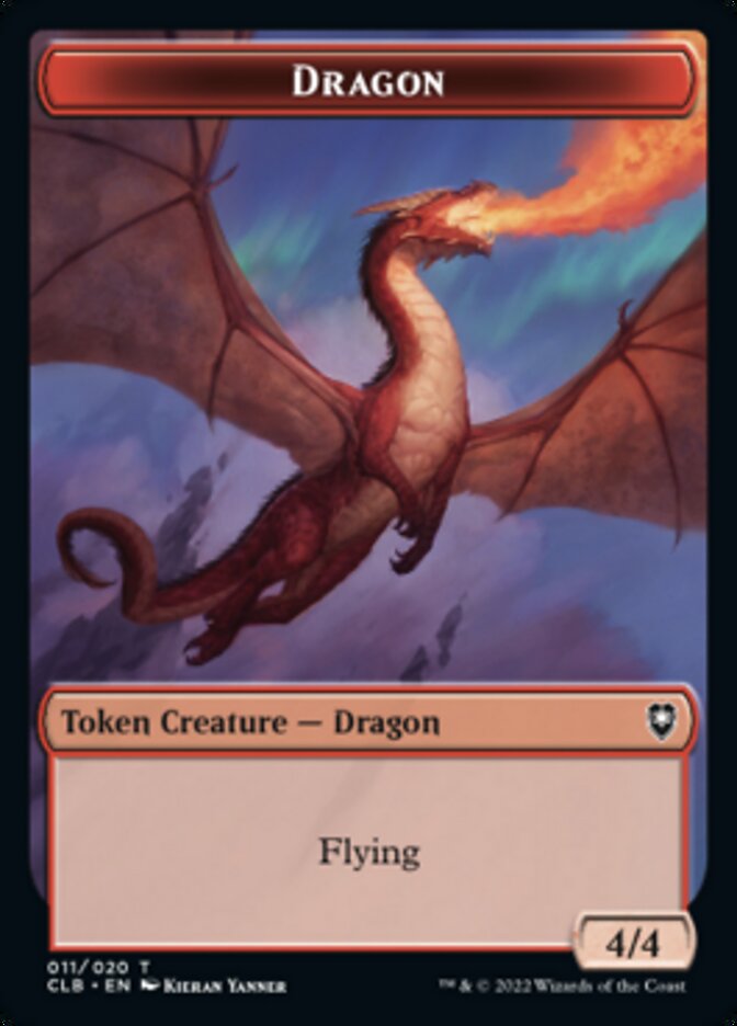 Dragon Token [Commander Legends: Battle for Baldur's Gate Tokens] | Nerdhalla Games