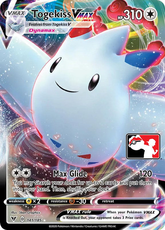 Togekiss VMAX (141/185) [Prize Pack Series One] | Nerdhalla Games