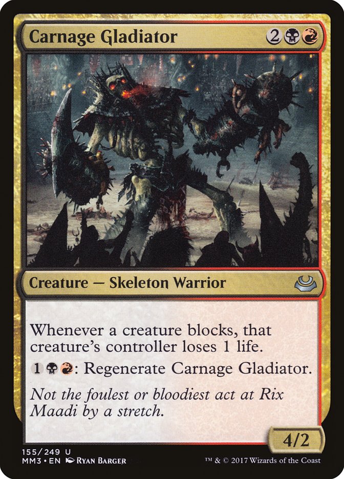 Carnage Gladiator [Modern Masters 2017] | Nerdhalla Games