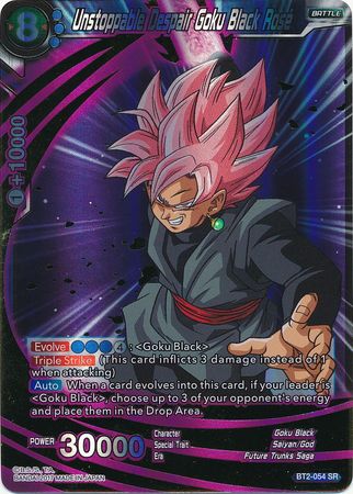 Unstoppable Despair Goku Black Rose [BT2-054] | Nerdhalla Games