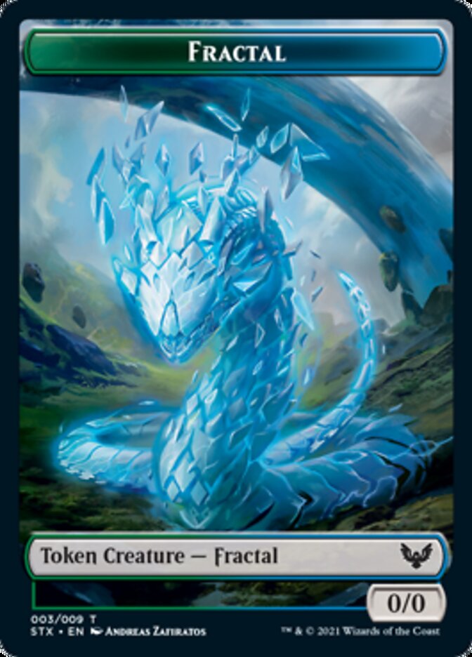 Copy // Fractal Token [Commander 2021 Tokens] | Nerdhalla Games