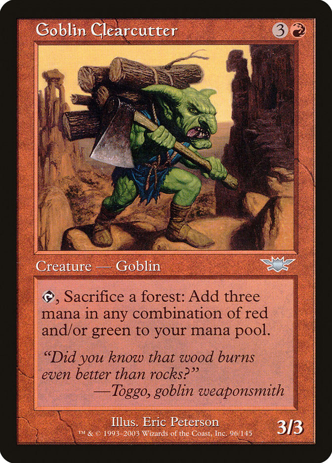 Goblin Clearcutter [Legions] | Nerdhalla Games