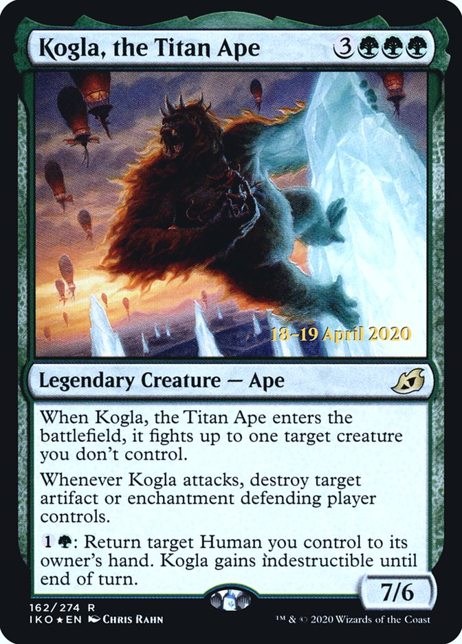 Kogla, the Titan Ape  [Ikoria: Lair of Behemoths Prerelease Promos] | Nerdhalla Games