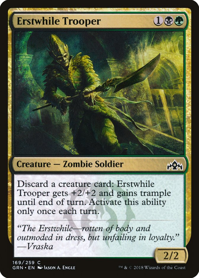 Erstwhile Trooper [Guilds of Ravnica] | Nerdhalla Games