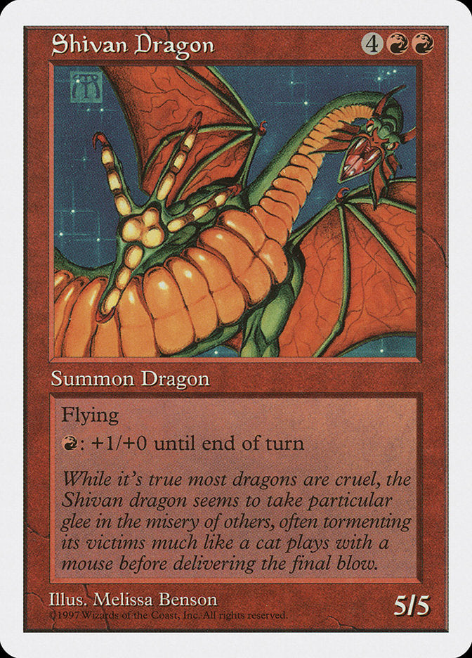 Shivan Dragon [Fifth Edition] | Nerdhalla Games