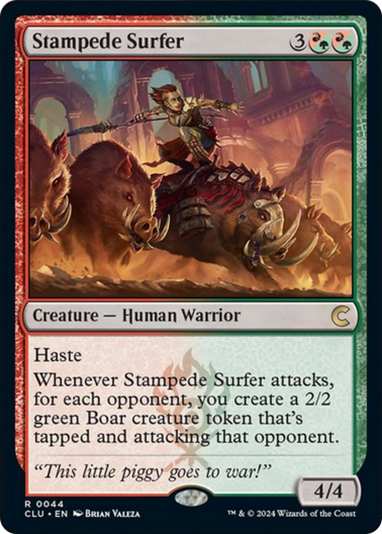 Stampede Surfer [Ravnica: Clue Edition] | Nerdhalla Games