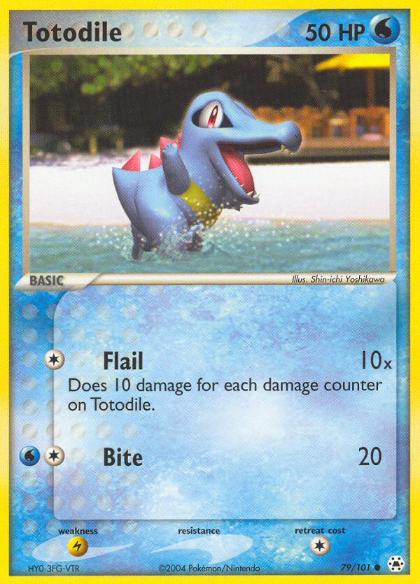 Totodile (79/101) [EX: Hidden Legends] | Nerdhalla Games