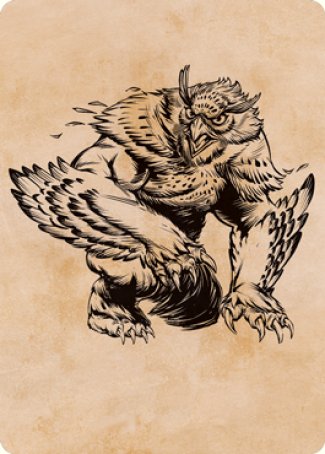 Owlbear (Showcase) Art Card [Dungeons & Dragons: Adventures in the Forgotten Realms Art Series] | Nerdhalla Games