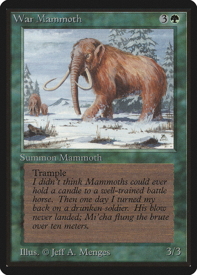 War Mammoth [Limited Edition Beta] | Nerdhalla Games