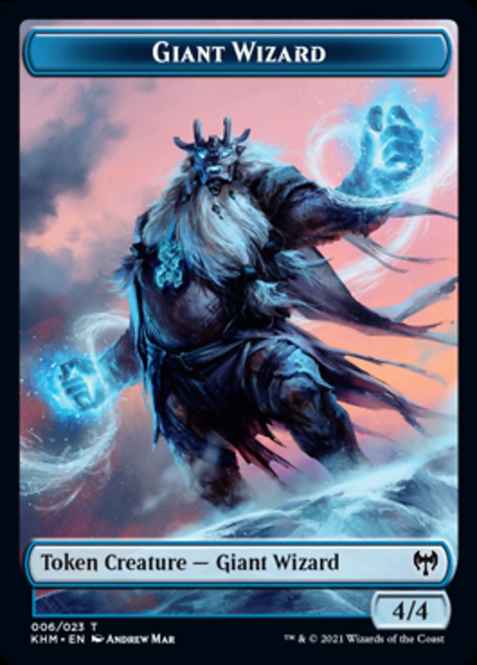 Giant Wizard Token [Kaldheim] | Nerdhalla Games