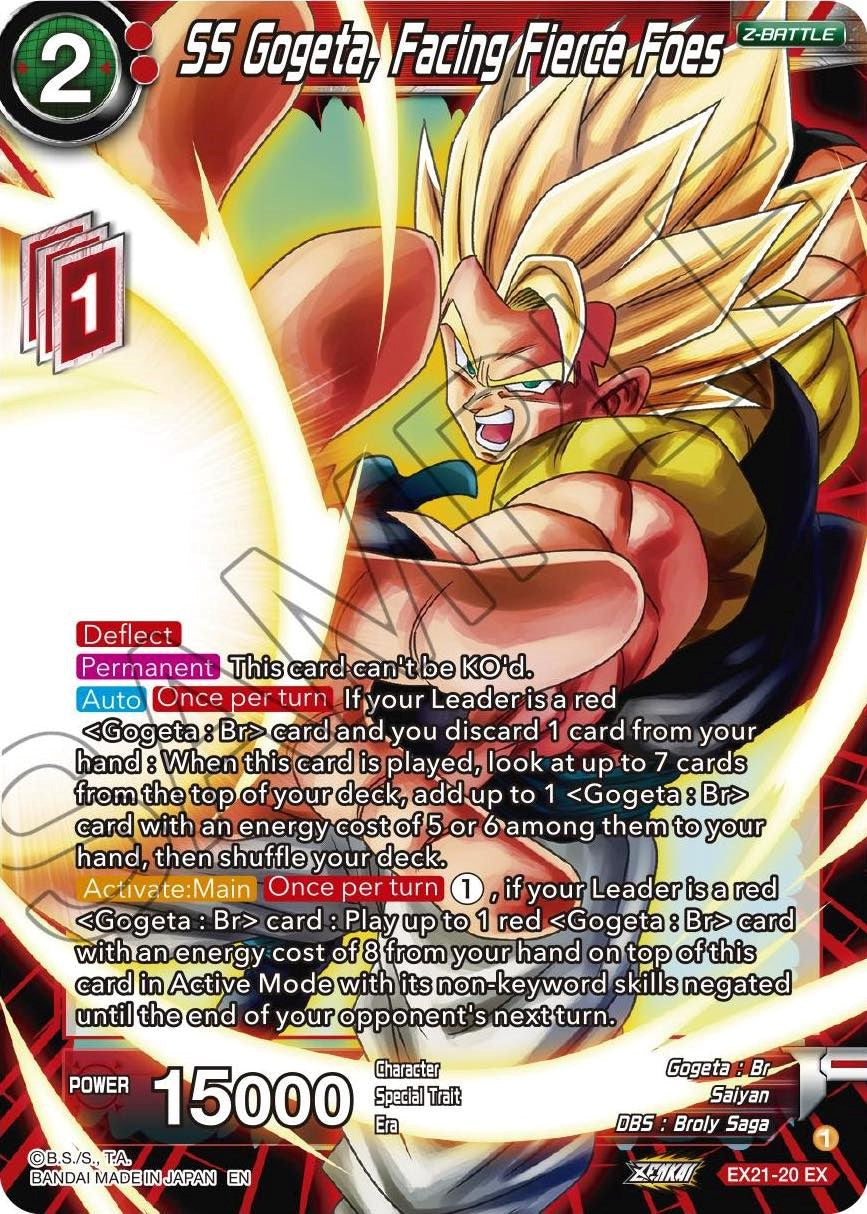 SS Gogeta, Facing Fierce Foes (EX21-20) [5th Anniversary Set] | Nerdhalla Games