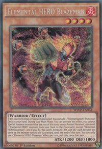 Elemental HERO Blazeman [WSUP-EN032] Secret Rare | Nerdhalla Games