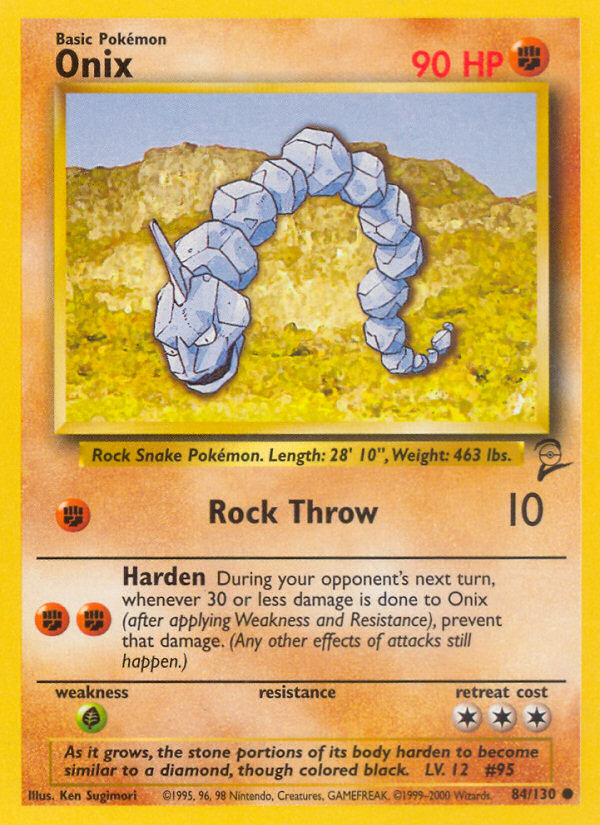 Onix (84/130) [Base Set 2] | Nerdhalla Games