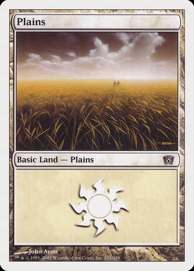 Plains (331) [Eighth Edition] | Nerdhalla Games