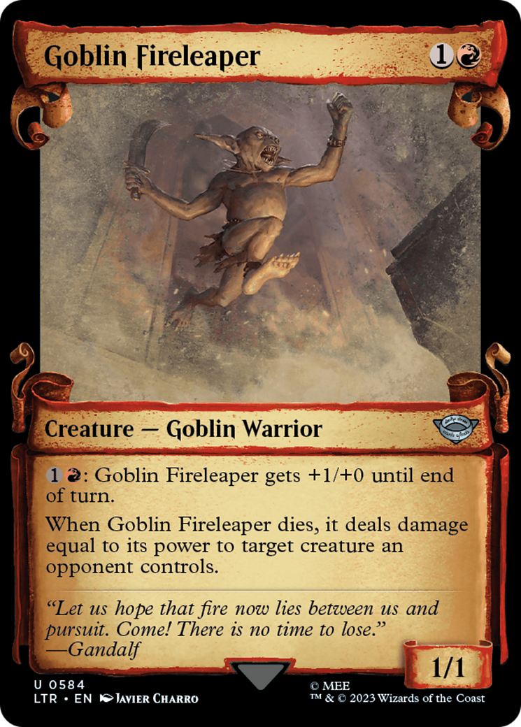 Goblin Fireleaper [The Lord of the Rings: Tales of Middle-Earth Showcase Scrolls] | Nerdhalla Games