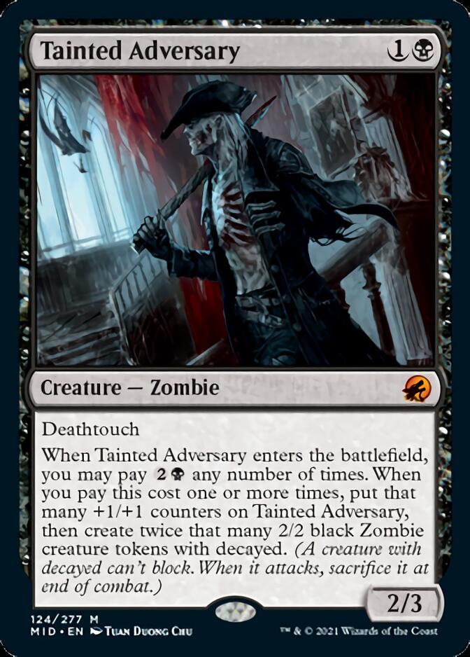 Tainted Adversary [Innistrad: Midnight Hunt] | Nerdhalla Games