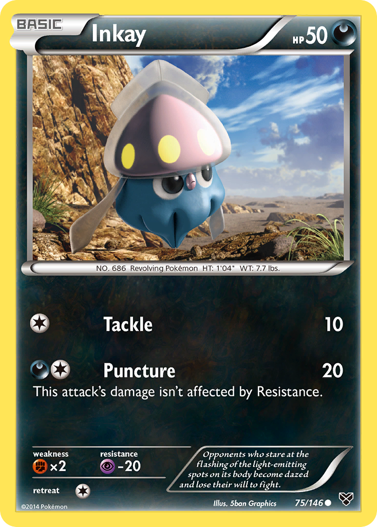 Inkay (75/146) [XY: Base Set] | Nerdhalla Games