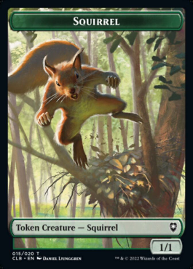 Squirrel Token [Commander Legends: Battle for Baldur's Gate Tokens] | Nerdhalla Games