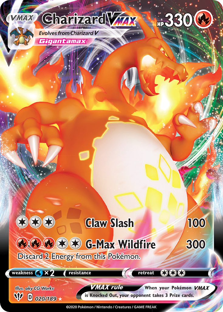 Charizard VMAX (020/189) [Sword & Shield: Darkness Ablaze] | Nerdhalla Games