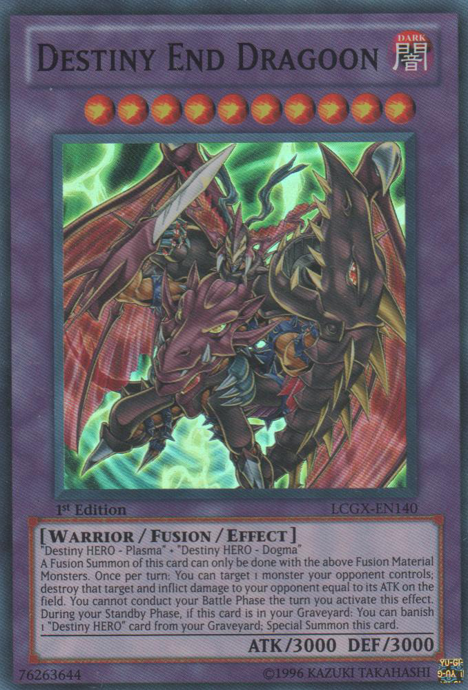 Destiny End Dragoon [LCGX-EN140] Super Rare | Nerdhalla Games