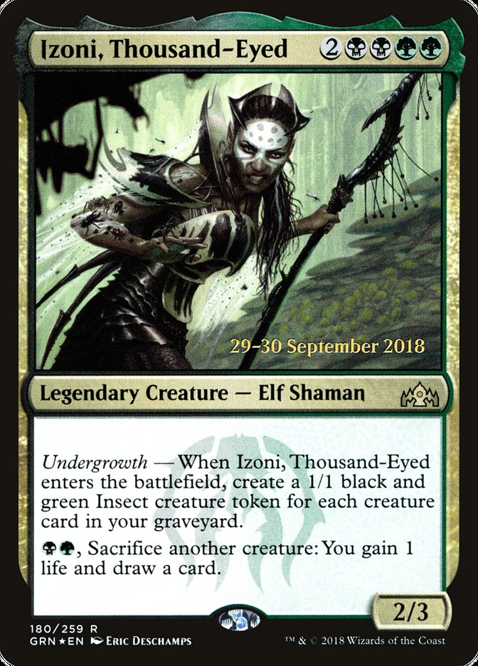 Izoni, Thousand-Eyed  [Guilds of Ravnica Prerelease Promos] | Nerdhalla Games