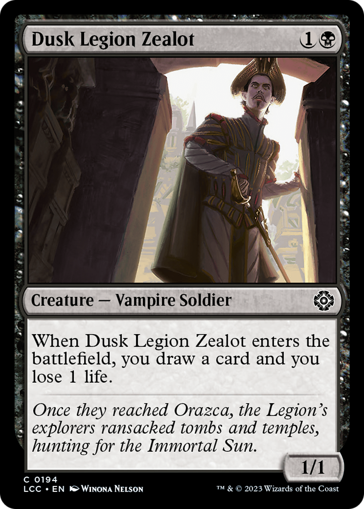 Dusk Legion Zealot [The Lost Caverns of Ixalan Commander] | Nerdhalla Games