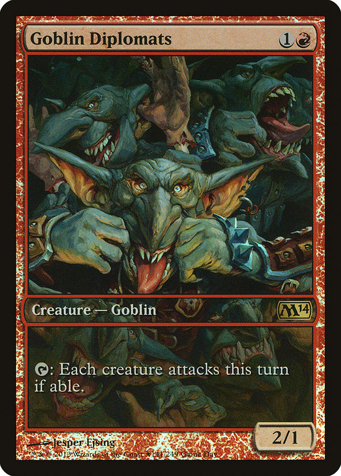 Goblin Diplomats (Game Day) [Magic 2014 Promos] | Nerdhalla Games