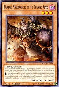 Barbar, Malebranche of the Burning Abyss [CROS-EN083] Rare | Nerdhalla Games