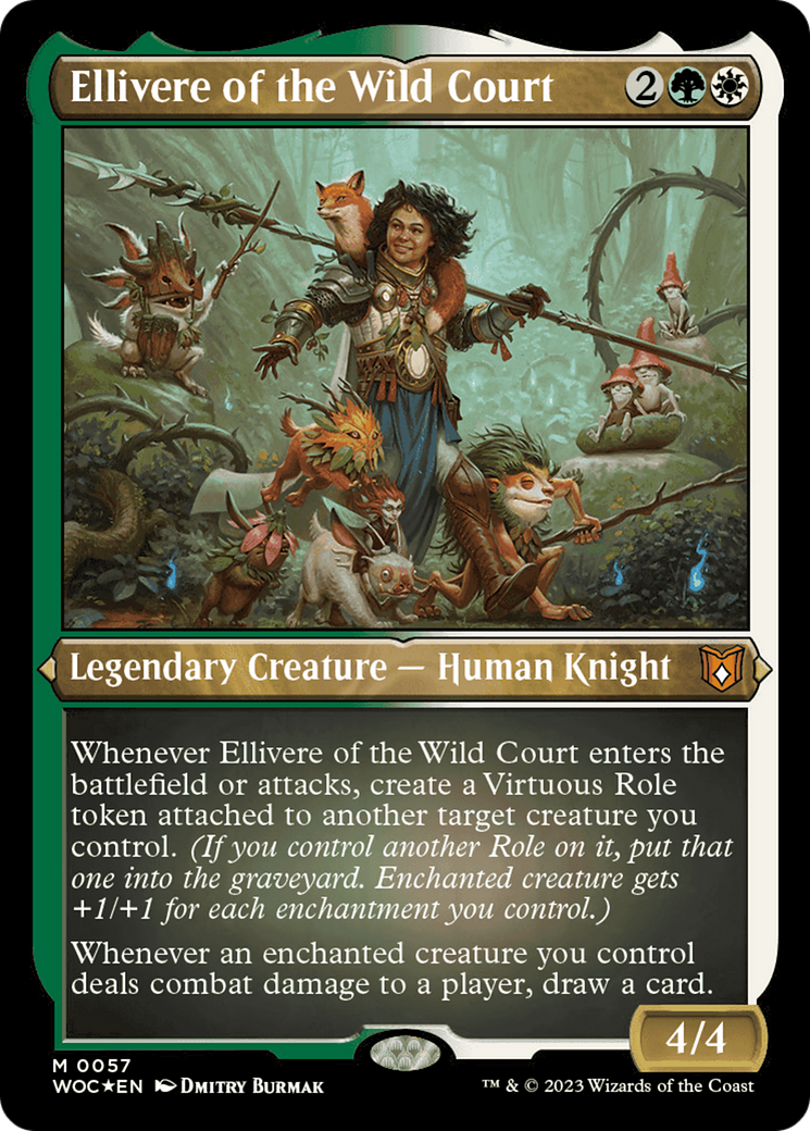 Ellivere of the Wild Court (Display Commander) [Wilds of Eldraine Commander] | Nerdhalla Games