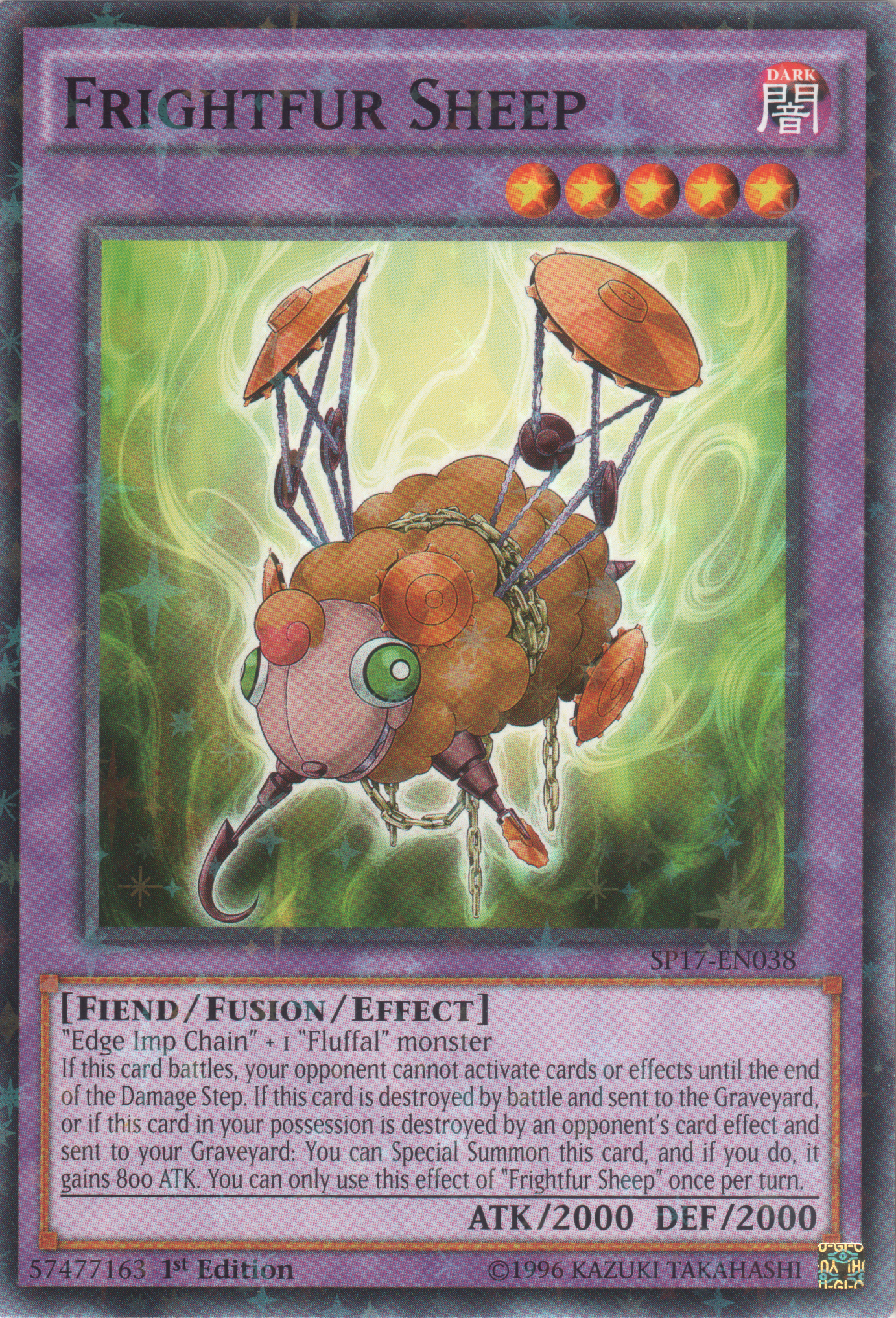 Frightfur Sheep [SP17-EN038] Starfoil Rare | Nerdhalla Games