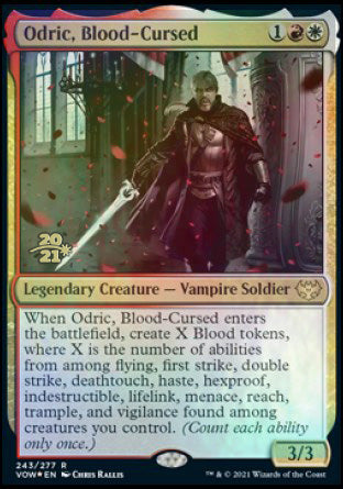 Odric, Blood-Cursed [Innistrad: Crimson Vow Prerelease Promos] | Nerdhalla Games