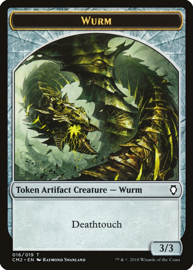 Wurm (Deathtouch) [Commander Anthology Volume II Tokens] | Nerdhalla Games