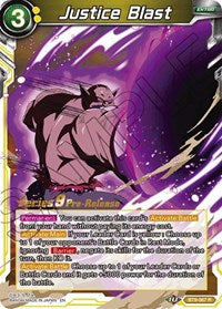 Justice Blast [BT9-067] | Nerdhalla Games