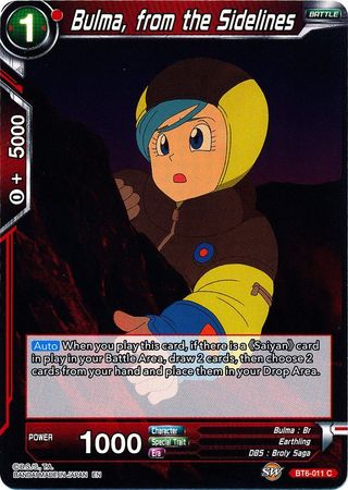 Bulma, from the Sidelines [BT6-011] | Nerdhalla Games