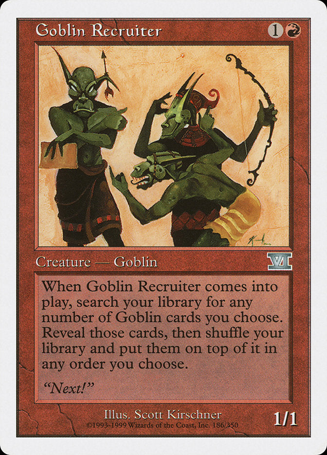 Goblin Recruiter [Classic Sixth Edition] | Nerdhalla Games